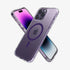 ACS04825 - iPhone 14 Pro Max Case Ultra Hybrid (MagFit) in white showing the back